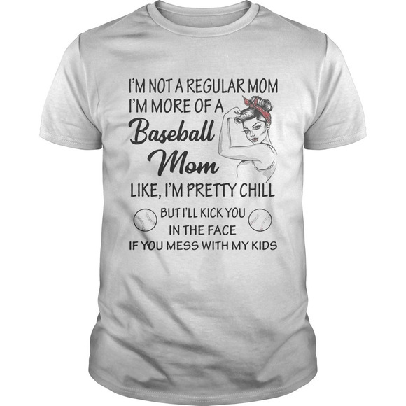 Other - Strong Woman Im Not A Regular Mom Im More Of A Baseball Mom Shirt